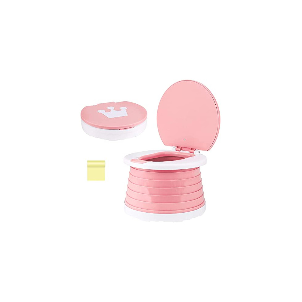 Drerio Travel Potty Portable Potty Folding Potty Toddler Toilet Potty Carry Potty Child's Potty Training Seat For Kids Toddler
