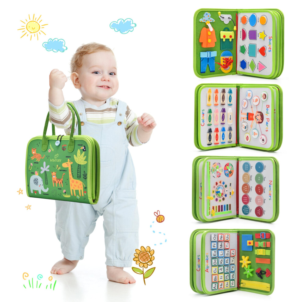 Photos - Other Toys Busy Board for Toddlers & Kids - Sensory Early Development Toy Montessori Toys for Boys Girls 2 3 4 5 6 year olds 