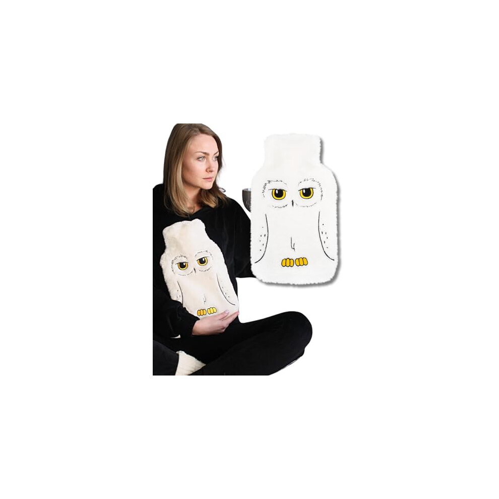 Soxo Wizarding World Harry Potter Hot Water Bottle Cover Hand Warmer Period Back Pain Relief Hot-Water Bottles Hedwig