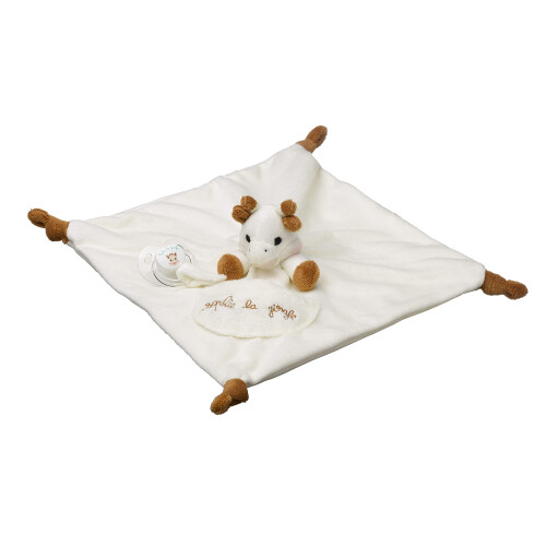 Sophie la Girafe Baby Comforter - Soft Plush Toy with Soother Holder