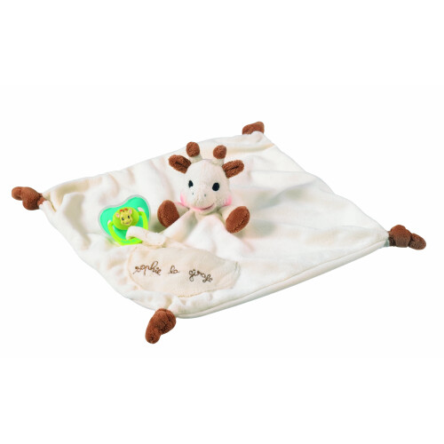 Sophie la Girafe Baby Comforter - Soft Plush Toy with Soother Holder 1