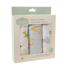 Baby Luxury Muslin Cloths Squares Stylish Thick Absorbent Cotton Breathable