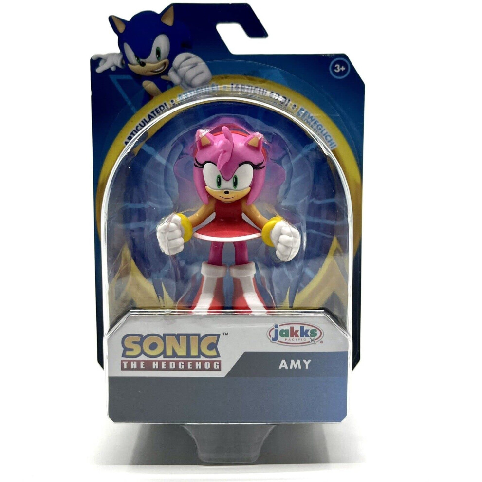 New Sonic The Hedgehog Mini Figure 2.5 Inch - Packaging May Vary (Amy)