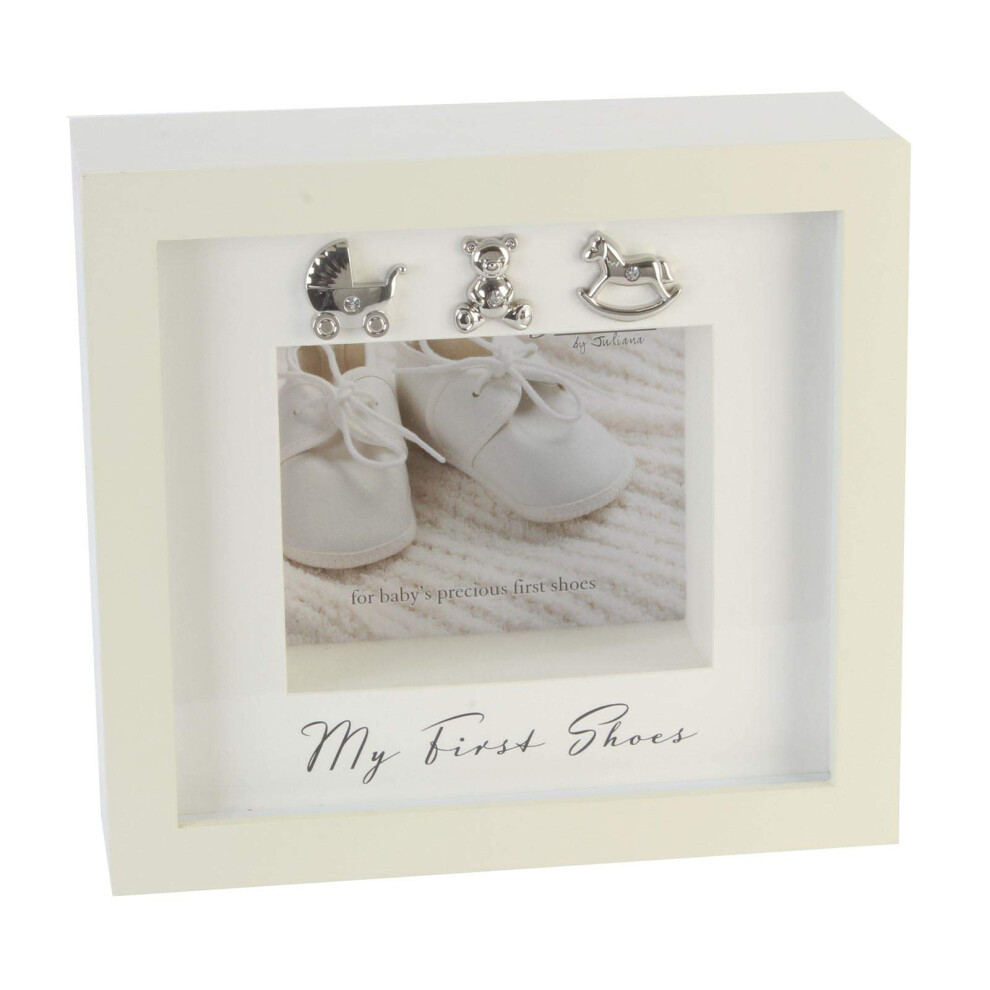 Solefavors Bambino 'My First Shoes' Keepsake Display Box Cg383 - Image 2