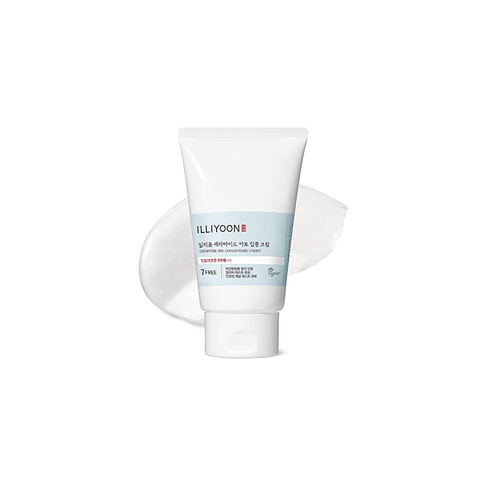 Ceramide Ato Concentrate Cream(200ml, 6.76 Fl Oz), Korean Moisturizer for Dry & Sensitive Skin, Long lasting Hydrating