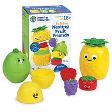 Big Feelings Nesting Fruit Friends, 9-delig, Maanden, Sociaal-emotioneel speelgoed voor peuters, Sensorisch speelgoed, Logopedie