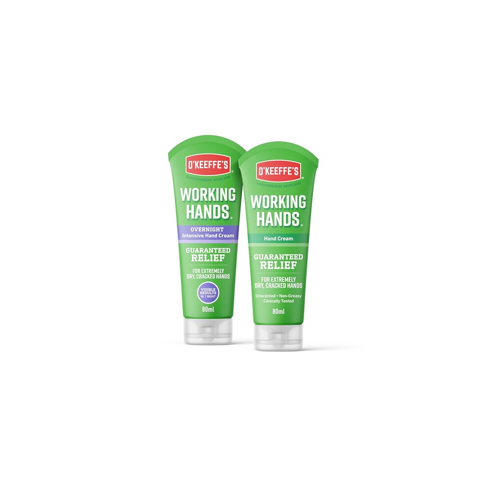 O'keeffe's Working Hands Overnight 80Ml & Working Hands 80Ml (Twin Pack - Hands)