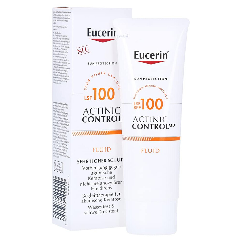 Sun Actinic Control SPF100 Fluid Protezione Cheratosi Attinica, 80ml