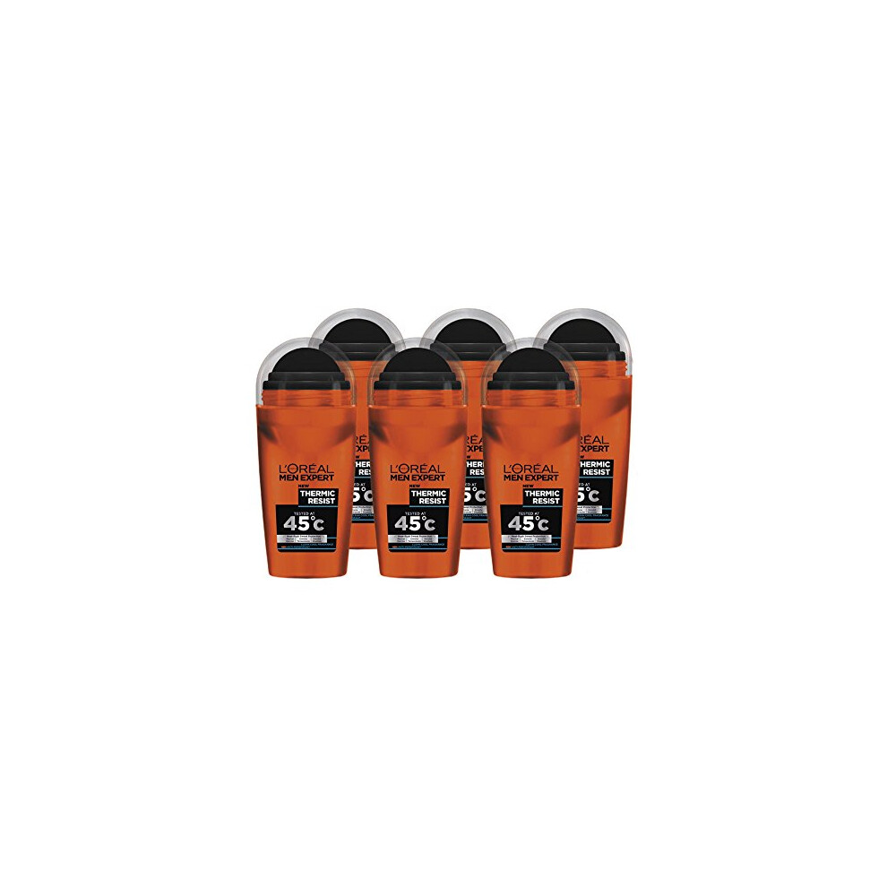 L’oréal Paris L'oréal Men Expert Thermic Resist 48H Anti-Perspirant Deodorant 50 Ml Pack Of 6, Model 3600522711902