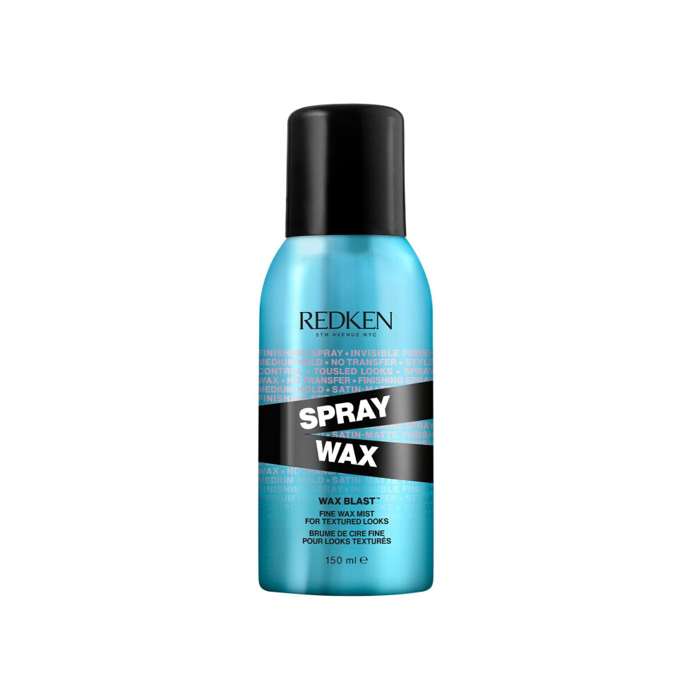 Spray Wax, High-Impact Finishing Aerosol Wax for Body & Dimension, For Men and Women, Hair Spray, Choppy, Satin-Matte