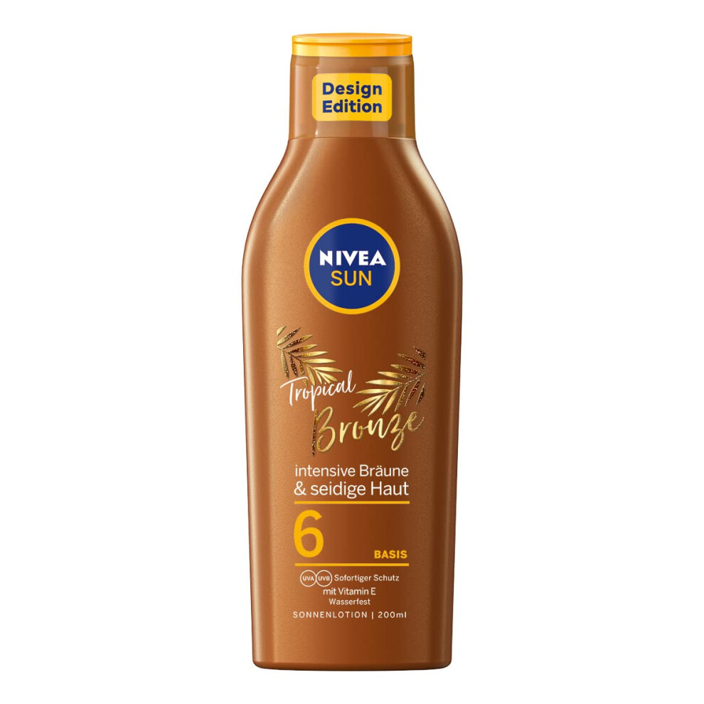 Sun Tropical Bronze Sun Lotion SPF 6, Sun Protection for Long-Lasting Tan without Self-Tanning, Sun Cream with Carotene