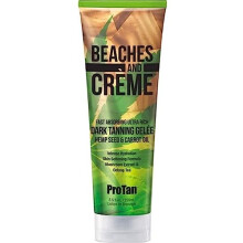 Beaches & Creme Fast Absorbing Ultra Rich Dark Tanning Gelee with Hemp Seed & Carrot Oil 250ml