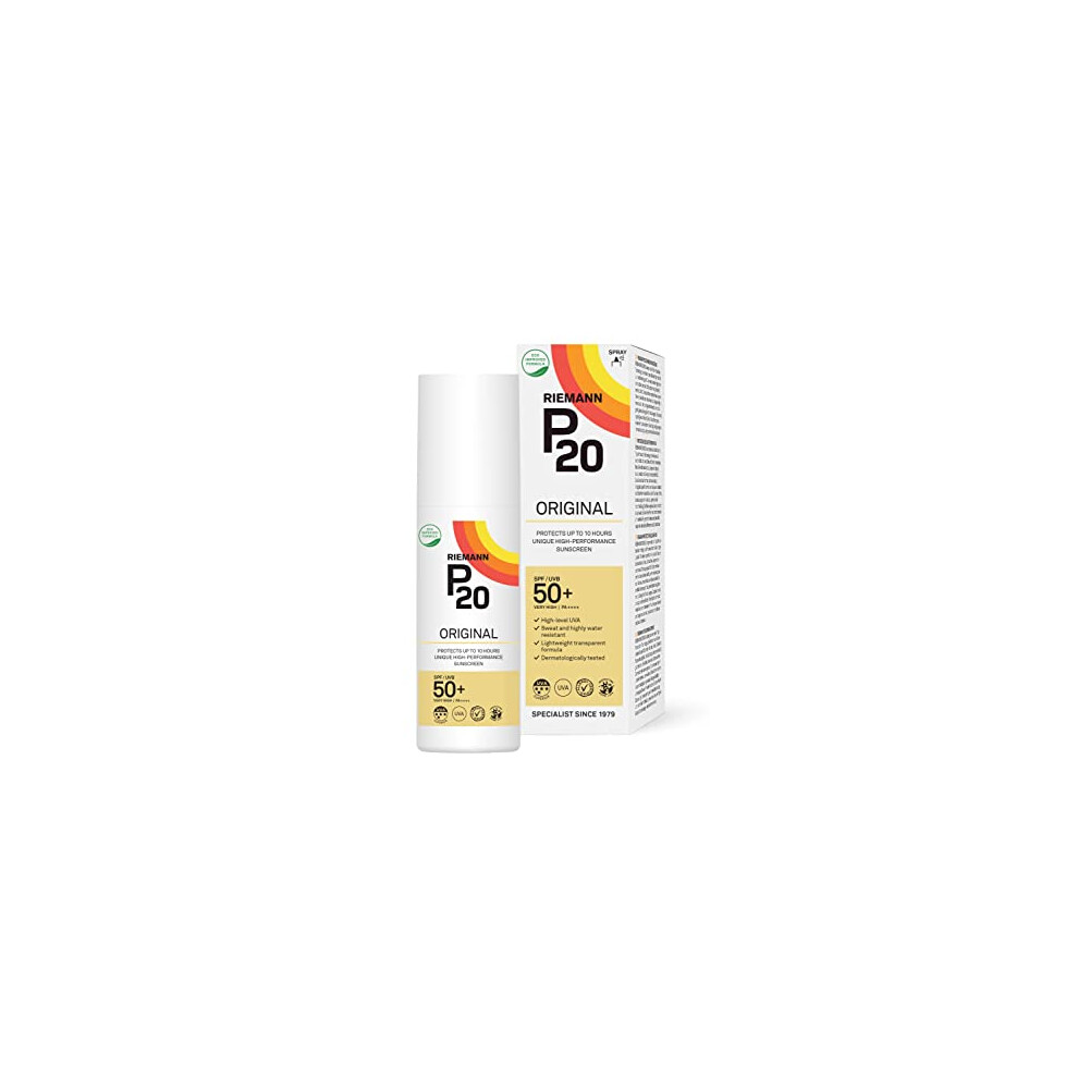 Original SPF50 +Plus Spray 100ml, Advanced Sunscreen Protection, High Performance, Triple Protect + Sweat Resistance,