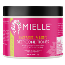 Acondicionador Profundo Mielle Organics Babassu & Menta con Proteína, Hidratante y Reparador