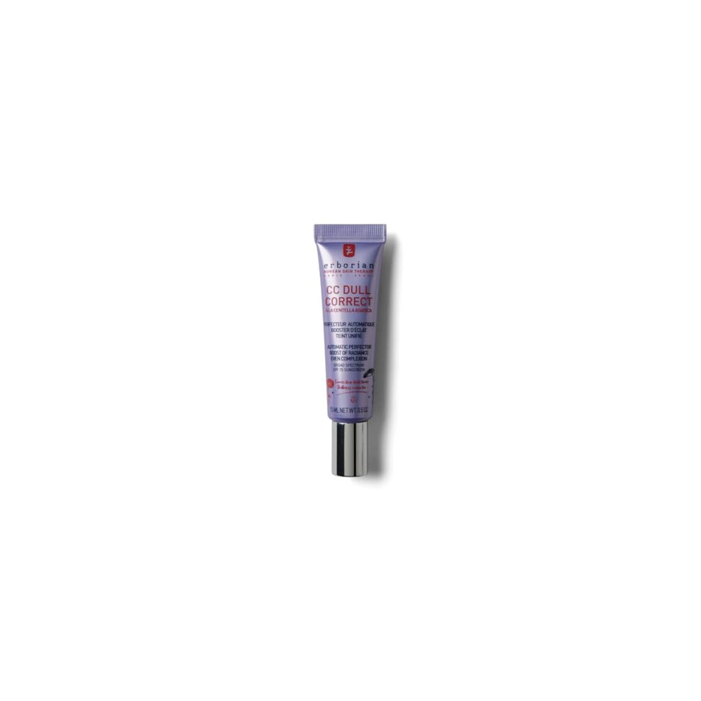 Erborian Cc Dull Correct With Centella Asiatica - Korean Skincare And Makeup Cream - Primer & Blur For Radiance Boosting And