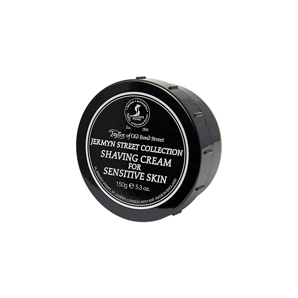 Taylor Of Old Bond Street Taylors Of Old Bond Street Jermyn Street Collection Shaving Cream For Sensitive Skin Screw Tread Pot 150Gr