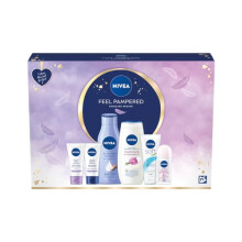 Women's Feel Pampered Skincare Regime Gift Set, Includes Shower Cream, Anti-Perspirant, Body Lotion, Moisturising Day