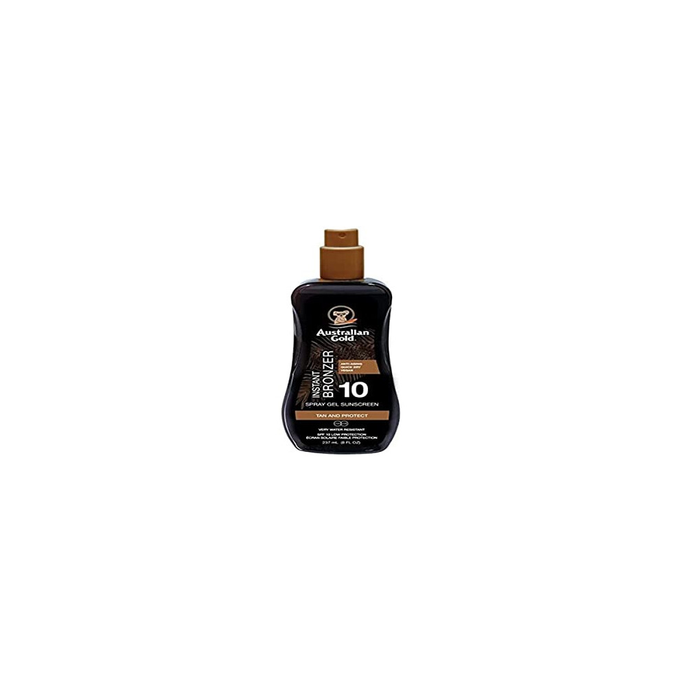 SPF 10 Spray Gel Sunscreen with Instant Bronzer 237 ml