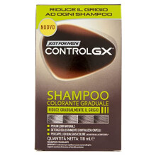 - Control GX Colour Shampoo gradually reduces grey hair for a natural look, 4 oz