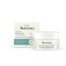 Face CALM+RESTORE Oat Gel Moisturiser, 24-Hour Moisturisation, With Prebiotic Oat & Calming Feverfew, Fragrance Free,
