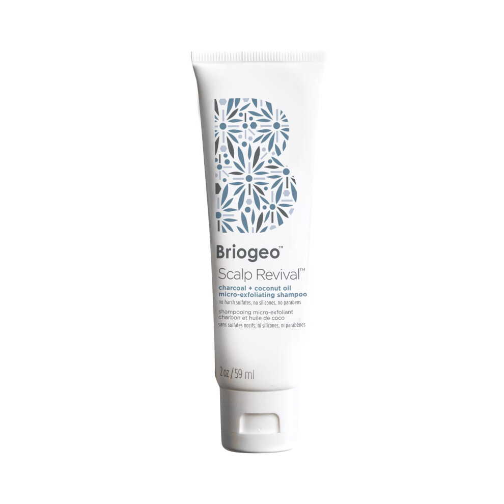 Scalp Revival Charcoal + Coconut Oil Micro-Exfoliating Shampoo | Scalp Scrub Treatment to Soothe a Dry, Flaky, Itchy
