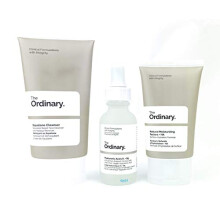 The Daily Set.Three Hydrating Formulas. Squalane cleanser(50ml)&The Ordinary Hyaluronic Acid 2% + B5 face serum