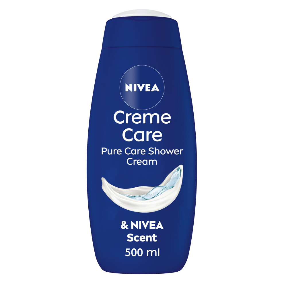 Shower Creme Care Pack of 6 (6 x 500ml), Caring Shower Body Wash Enriched with Pro Vitamin B5, Moisturising Shower Gel,