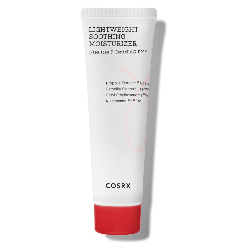 Cosrx Ac Collection Lightweight Soothing Moisturizer 80Ml - Centellac-Rx, Aloe Vera Leaves Extract 71.2%, Cruelty Free, Paraben Free, Cpnp