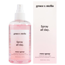 grace & stella djnyertes rzsavizes arcpol spray (240 ml) - Vegn - Rzsavz spray arcra - Rosewater spray toner Rose Hydrosol - Rosewater spray a