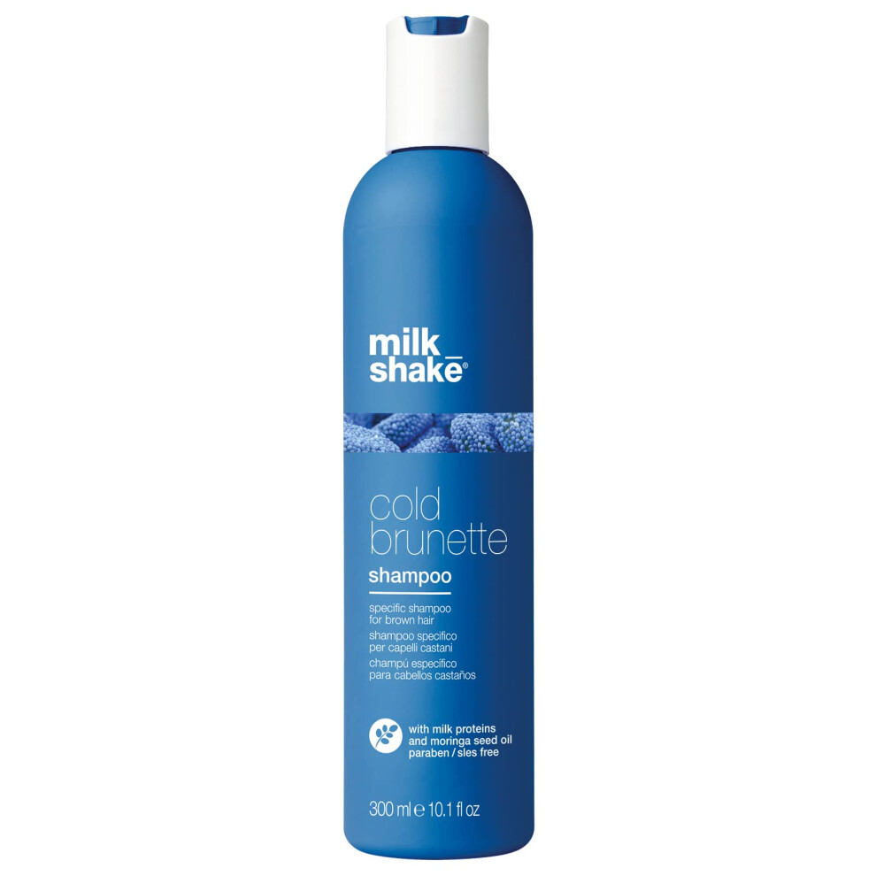 Milk Shake Milk_shake | Cold Brunette Shampoo | Specific Shampoo For Hair | 300 Ml | Shampoo With Pigment | Eliminates Brown/Blue