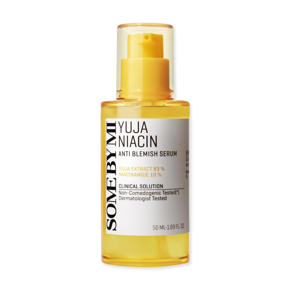 Some By Mi Yuja Niacin Anti Blemish Serum - 1.69Oz 50Ml - Made From 10% Niacinamide And 83% Yuja Essence - Advanced Skin Brightening And Blemish