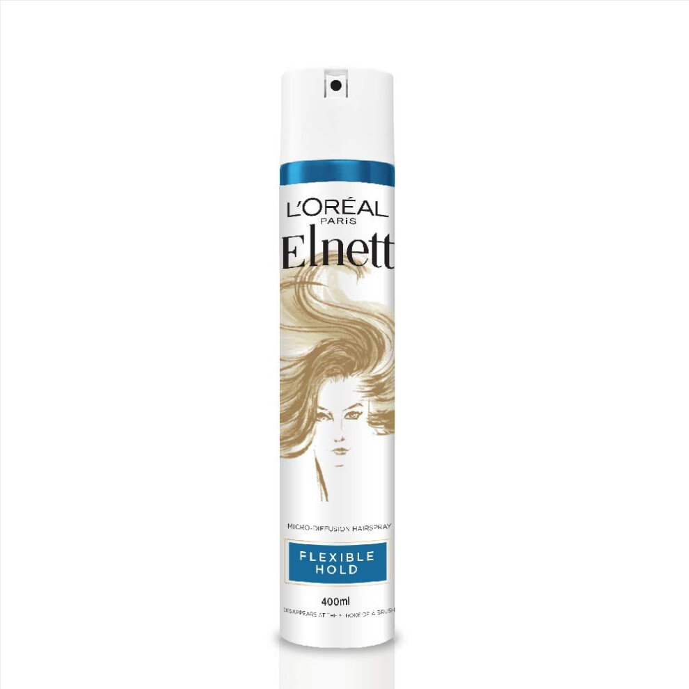 L’oréal Paris L'oréal Paris Hairspray By Elnett For Flexible Hold & Shine, 400Ml