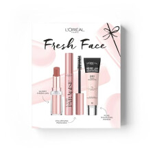 Fresh Face Trio Gift Set – Prime Lab 24H Pore Minimiser Primer, Hydrating Balm-In-Lipstick In 191 Nude Heaven & Lash