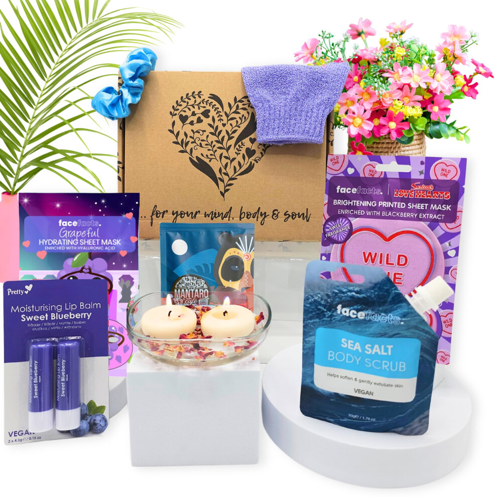 HOME SPA Relaxation Pamper Gift for Women, Self Care Pamper Hamper for Women, Pamper Box, Pamper Sets for Women Gifts,