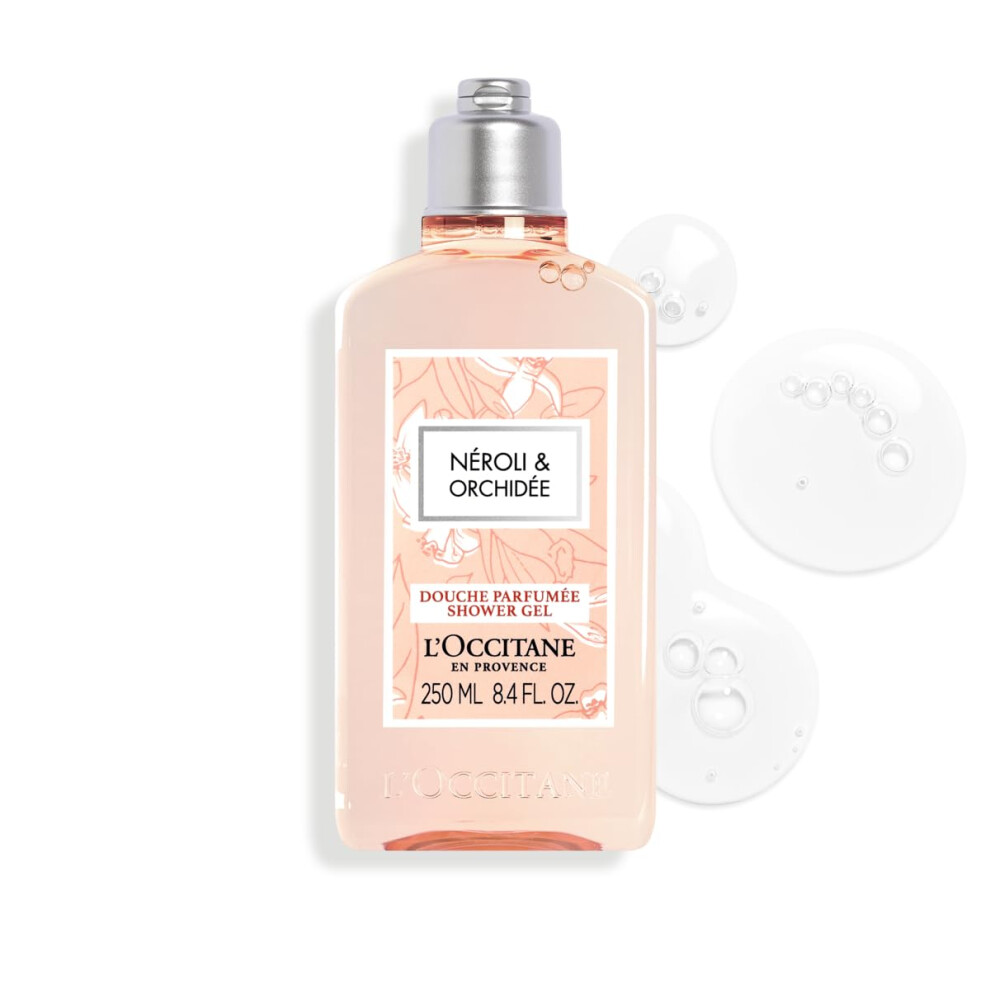 Néroli and Orchidée Shower Gel 250ml | Floral & Feminine Fragrance | Vegan & 99% Readily Biodegradable | Luxury &