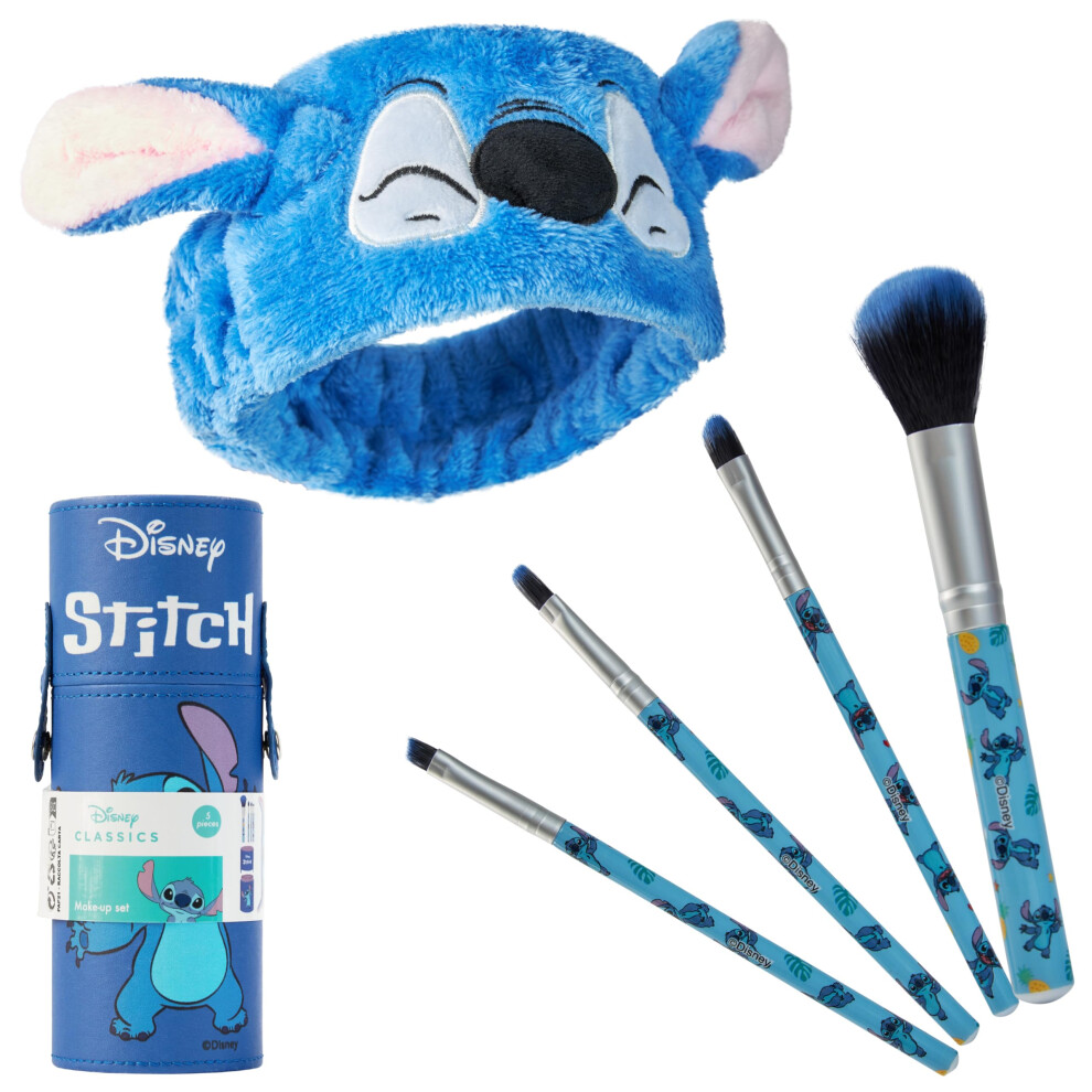 Stitch Makeup Brushes Sets With Storage Pouch