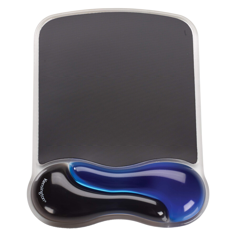 Mouse Mat With Wrist Rest – Ergonomic Duo Gel Wrist Support For Computer / Laptop Use With Laser And Optical Mice. 013862151490