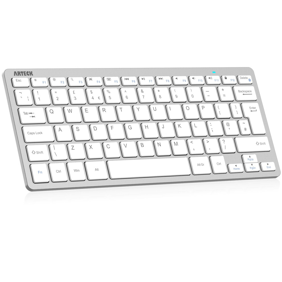 Ultra-Slim Bluetooth Keyboard Compatible With Ipad 10.2-Inch/Ipad Air/Ipad 9.7-Inch/Ipad Pro/Ipad Mini, Iphone And Other 713382287500