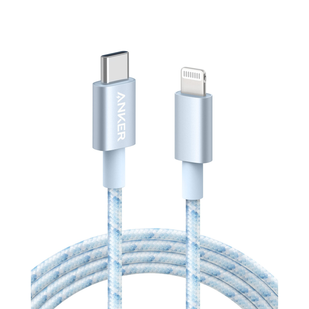 USB C to Lightning Cable New Nylon (6ft, MFi Certified) for iPhone 14/14 Pro/13/13 Pro/12 Pro Max /12/11 /X/XS/XR/ 8