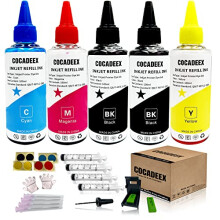 500ml Ink Refill Kit Compatible with Hp Ink Cartridges 307XL 305XL 304XL 303XL 302XL 301XL 307 305 304 303 302 301