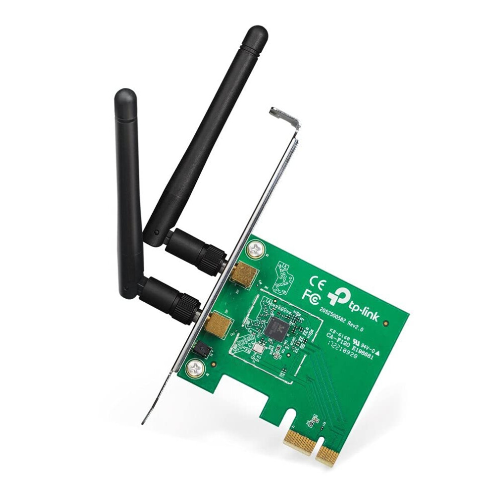 300 Mbps Wireless N PCI Express Adapter, PCIe Network Interface Card for Desktop, Low-Profile Bracket Included, Supports