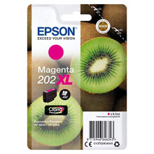 202XL Magenta Kiwi High Yield Genuine, Claria Premium Ink Cartridge, XL High Capacity