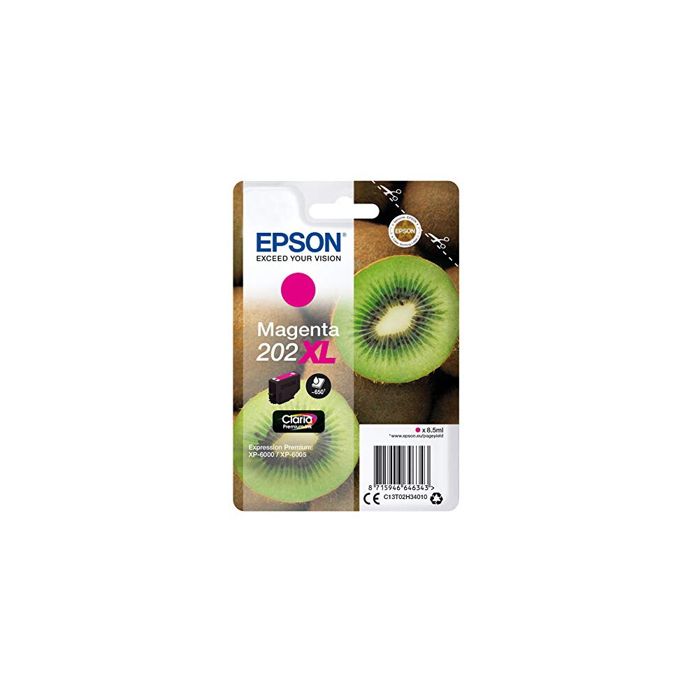 Genuine Epson 202XL, Kiwi Magenta Ink Cartridge, T02H3, C13T02H34010 (Vacuum Se - Image 15