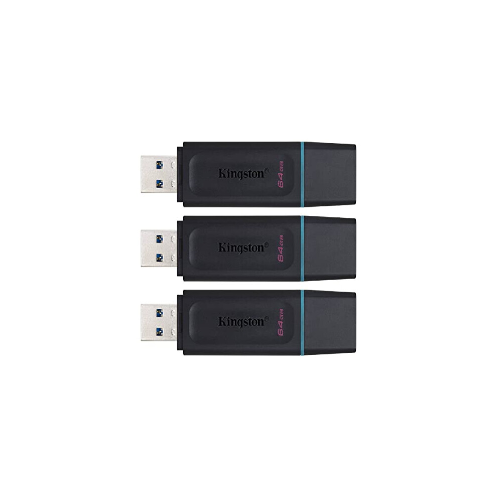 64GB DataTraveler Exodia Flash Drive - DTX/64GB (3 Pack)