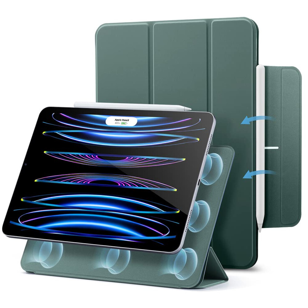 Rebound Magnetic Case Compatible With Ipad Pro 11 Inch (2022/2021/2020, 4Th/3Rd/2Nd Generation), Convenient Magnetic 4894240102497