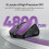 TeckNet Bluetooth Mouse, Rechargeable Bluetooth Wireless Mouse(Tri-Mode: BT 5.0/3.0+2.4G), 4800DPI Adjustable, Silent Ergonomic 4