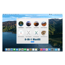 8-in-1 MacOS Mountain Lion、Mavericks、Yosemite、El Capitan、High Sierra、Mojave、Catalina、Big Sur, Bootable USB