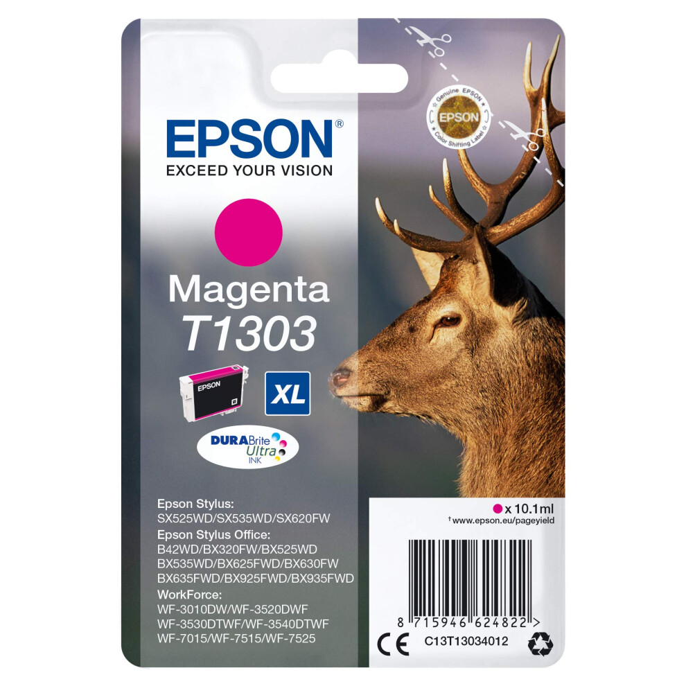 T1303XL Magenta Stag Genuine High Yield DURABrite Ultra Ink Cartridge