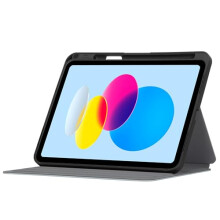 Case for iPad 10th Generation 2022, Click-In Durable Protective Case 10.9 inch, Infinite Viewing Angles with Stand and
