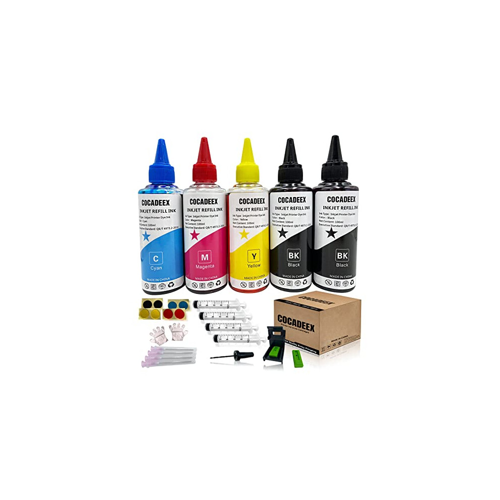 500Ml Ink Refill Kit Compatible With Canon Ink Cartridges Pg-545 Cl-546 Pg-545Xl Cl-546Xl 545 546 545XL 546Xl Pg-510 008574195061